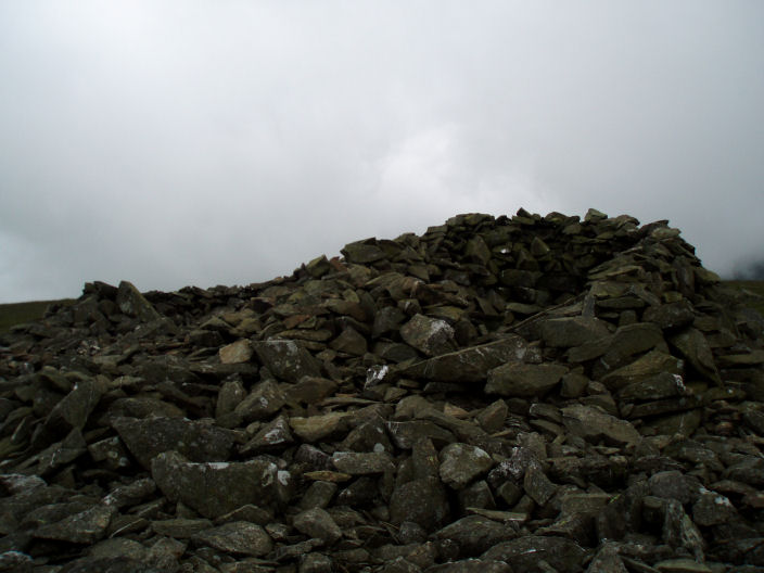 White Combe summit cairn