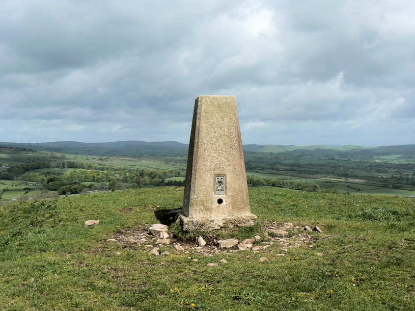 Ecton Hill's trig Ecton Hill's trig