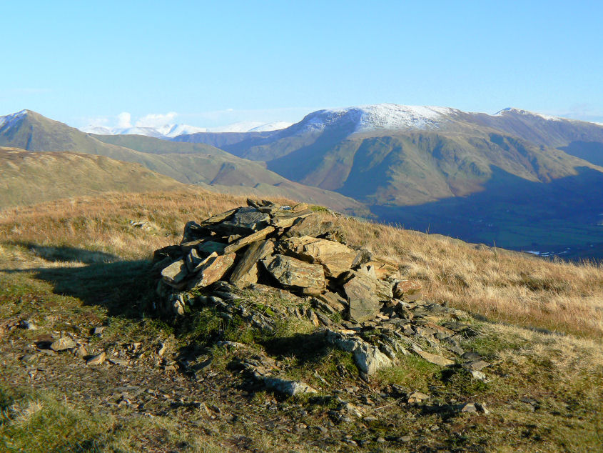 Hen Comb's summit